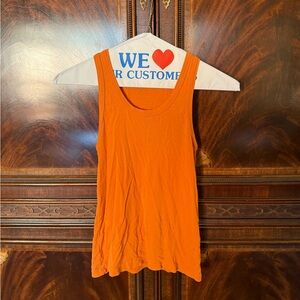 Petite Bateau Orange Cotton Tank